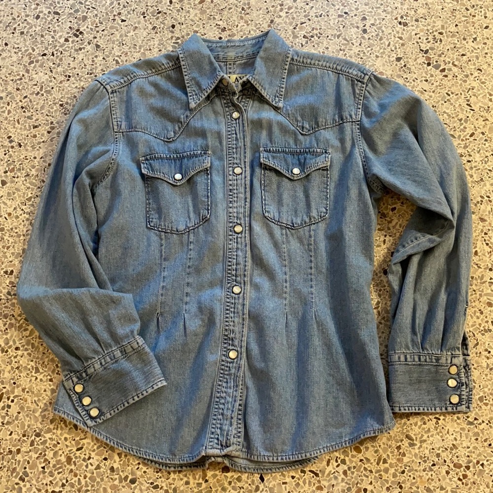 Replay vintage western denim women shirt